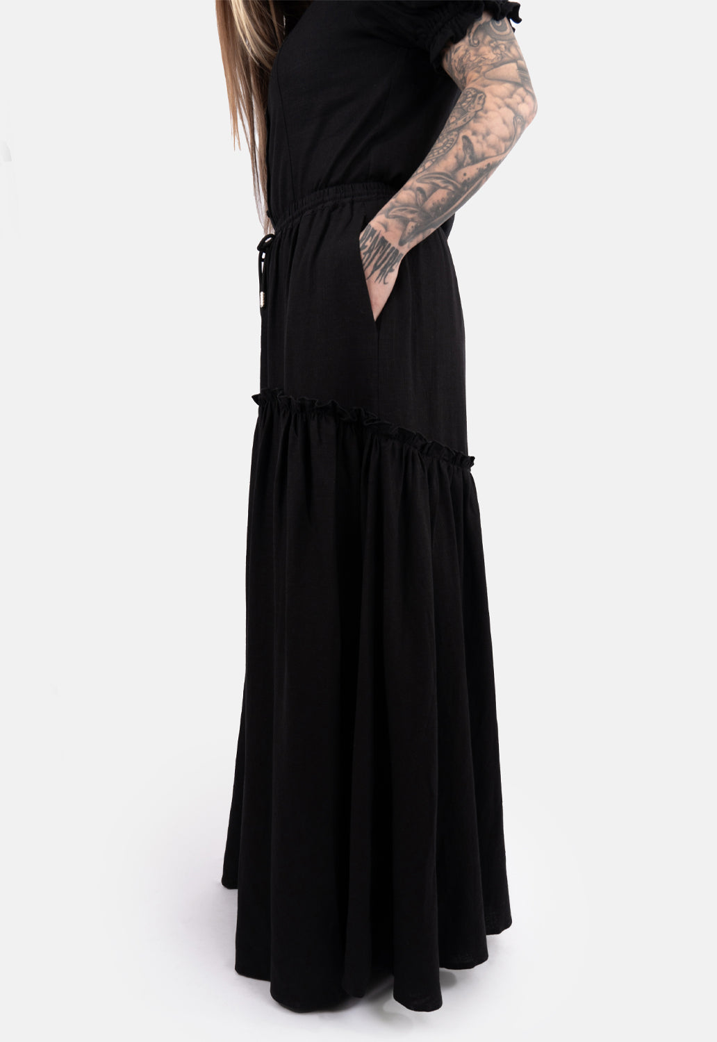 Lori Gathered Maxi Skirt