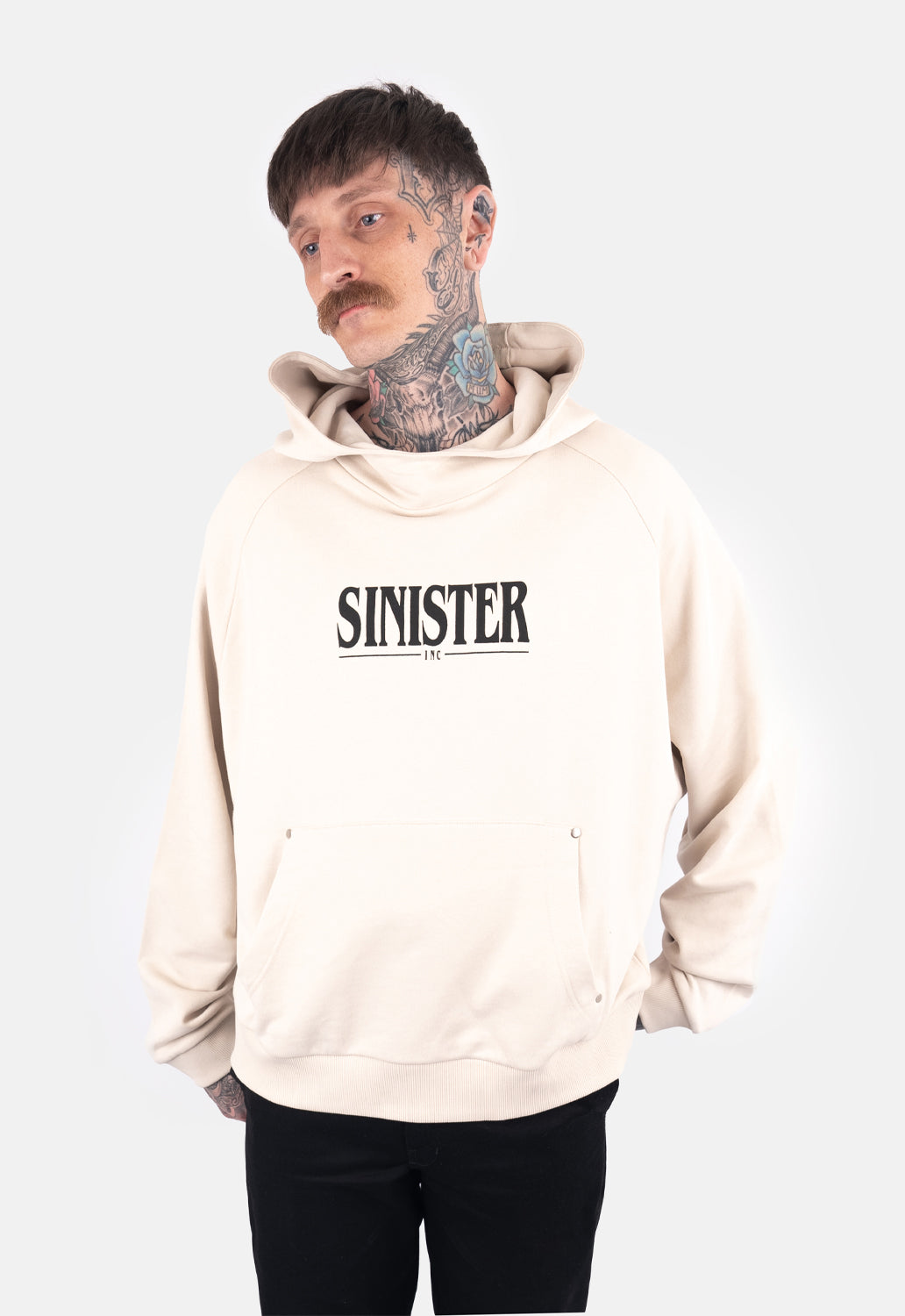 Luca Skull Oversized Hoodie