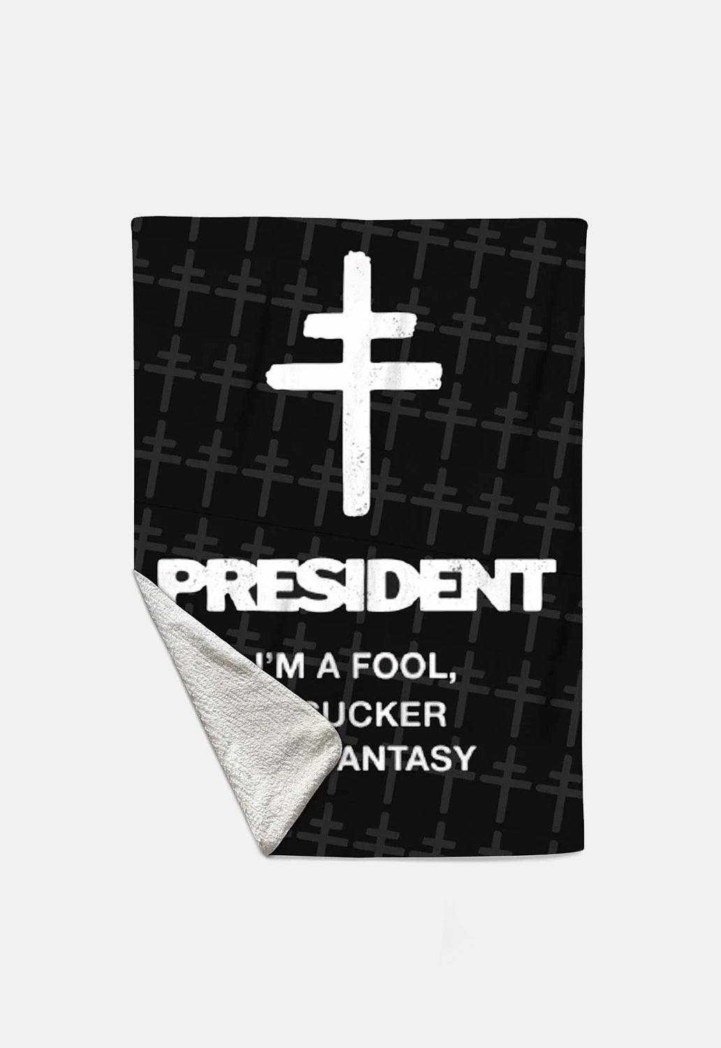 Lyric Fool Sherpa Blanket