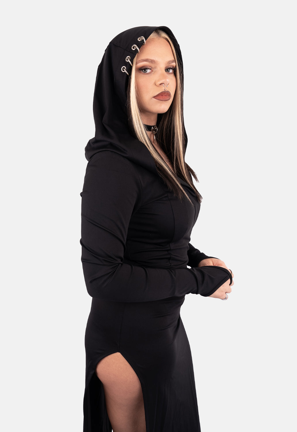 Maleificent Hooded Maxi Dress