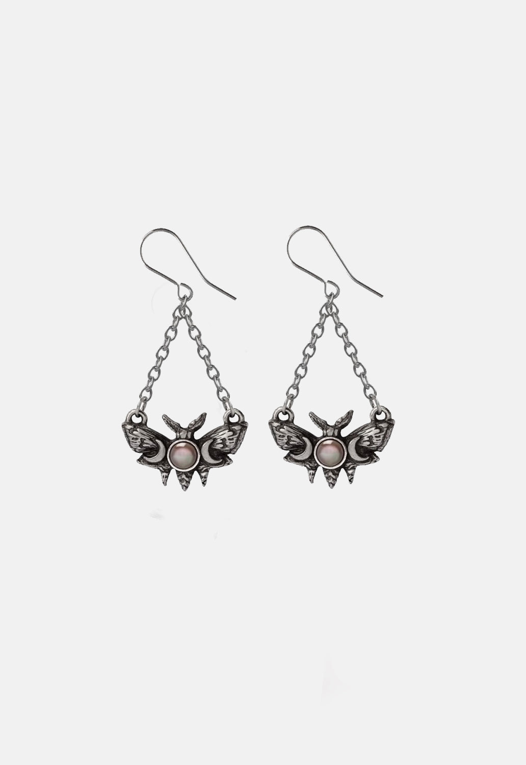 Lunar Moth Earrings