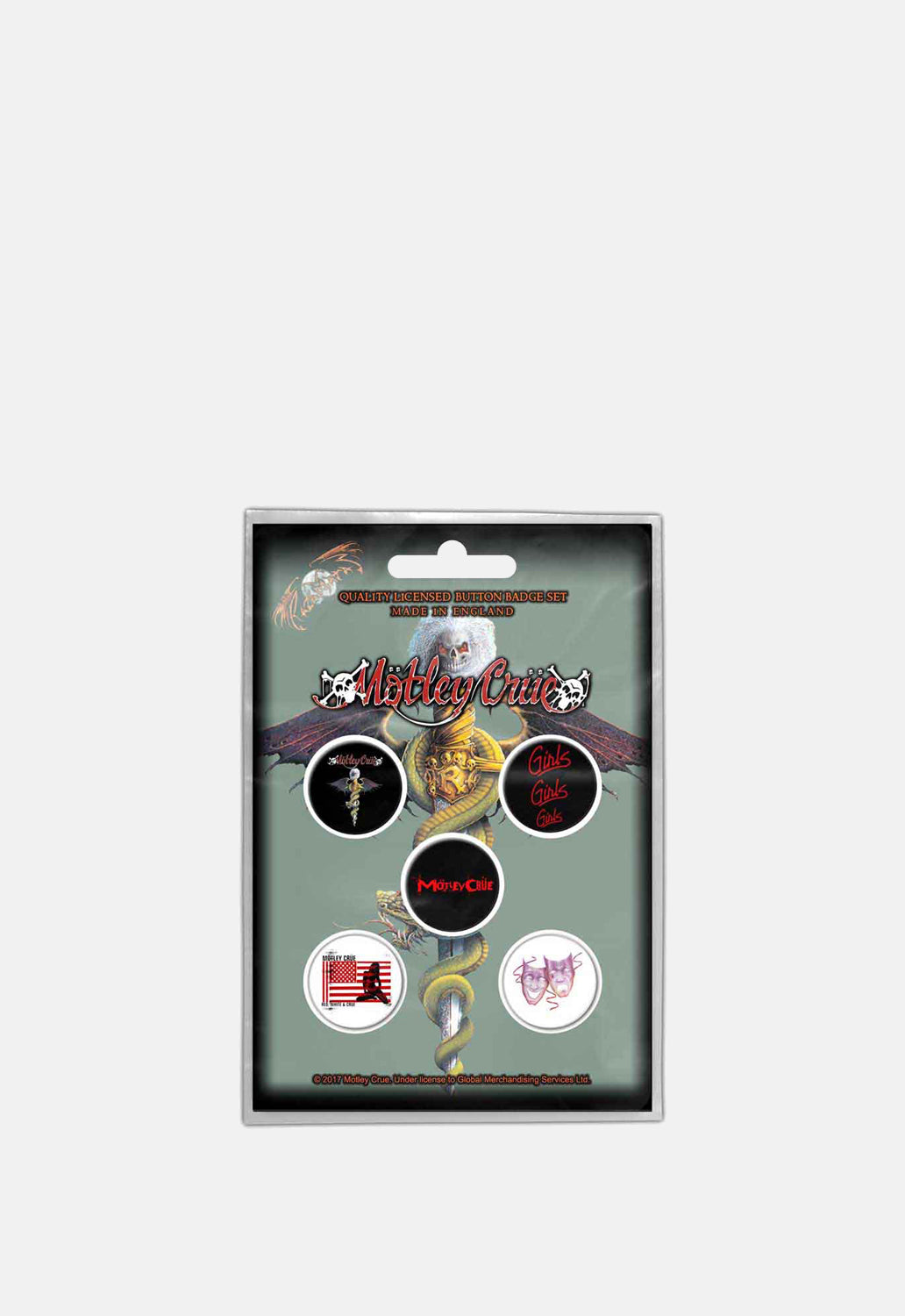 Dr. Feelgood Button Badge Pack
