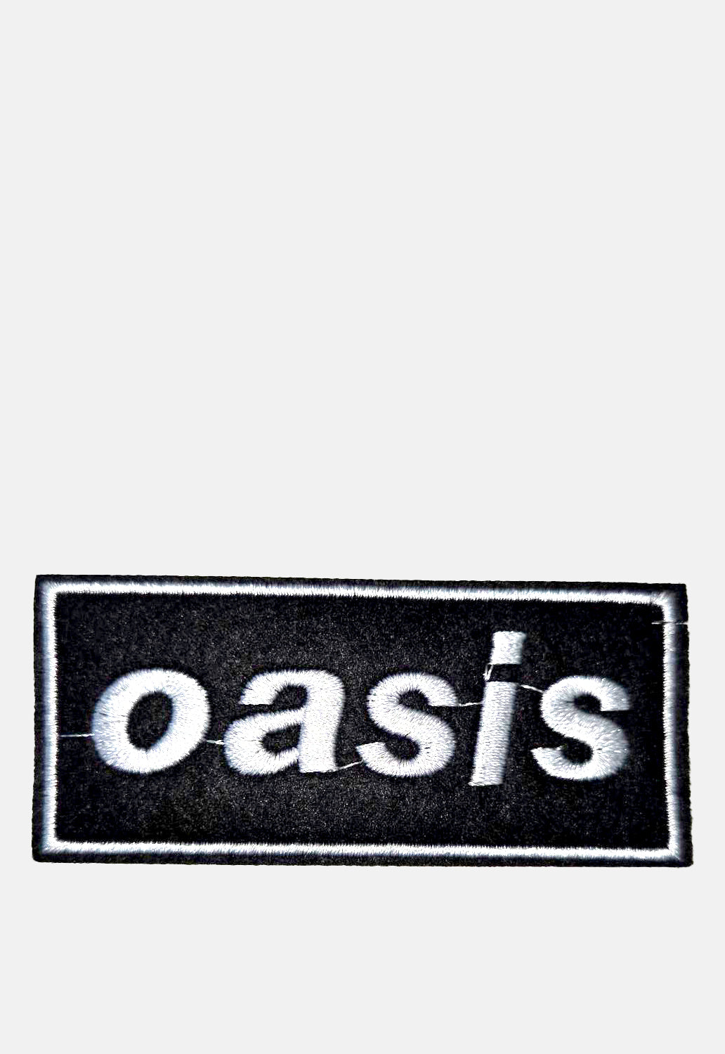 White Square Logo Patch