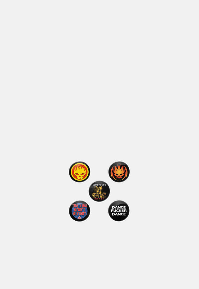 Skeleton Molotov Button Badge Pack