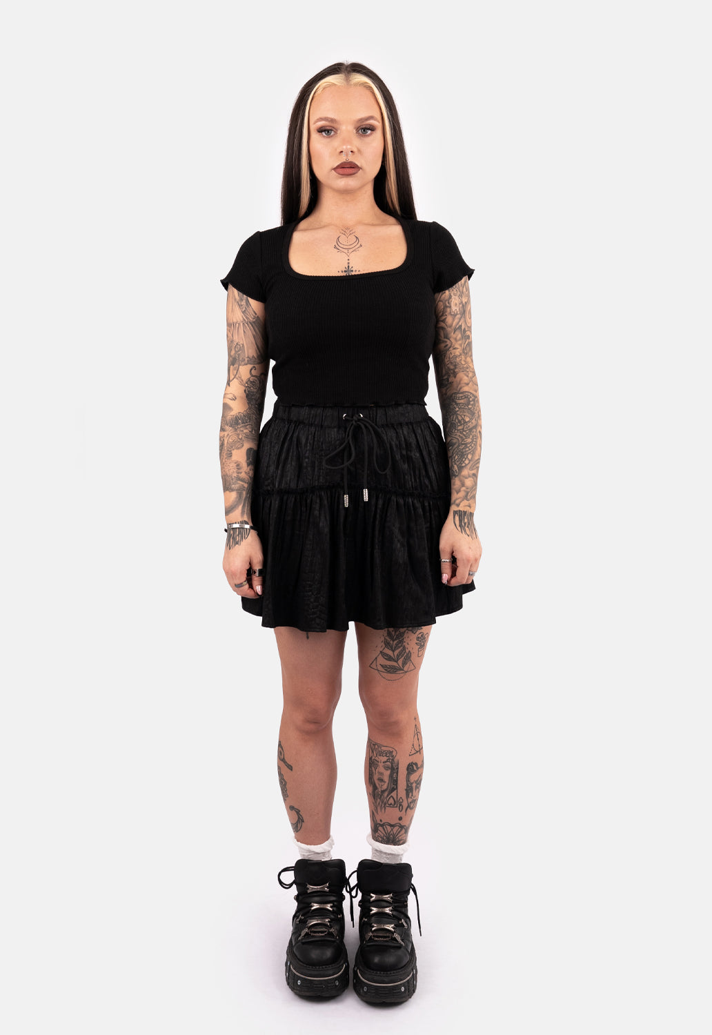 Pandora Ribbed Cap Sleeve Top