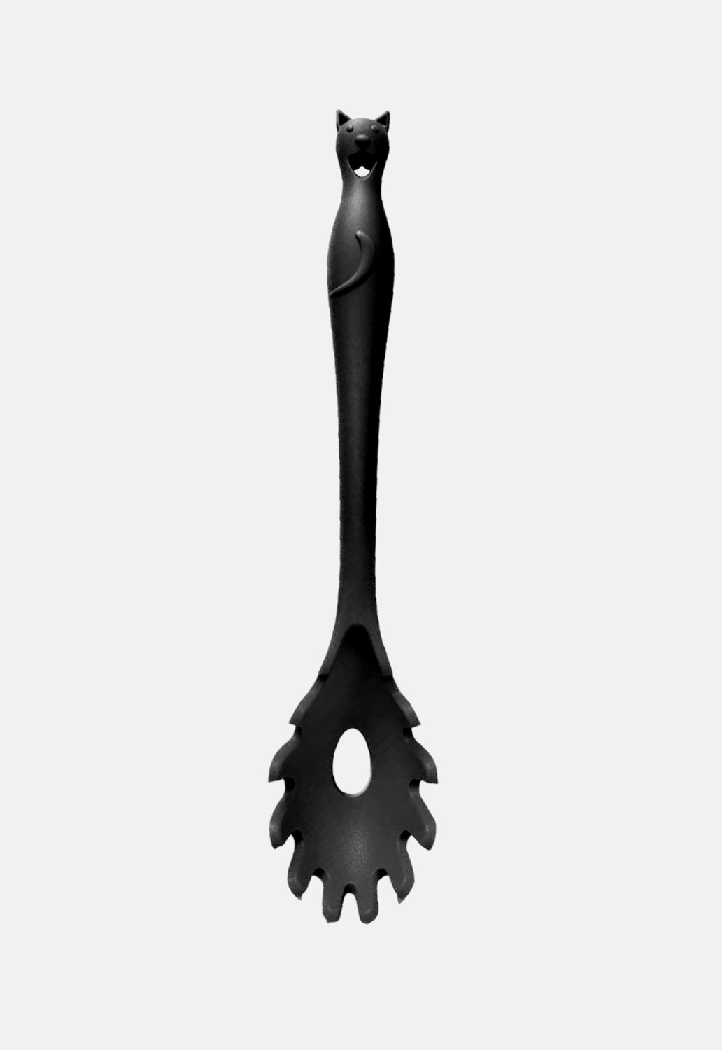 Black Cat Pasta Spoon
