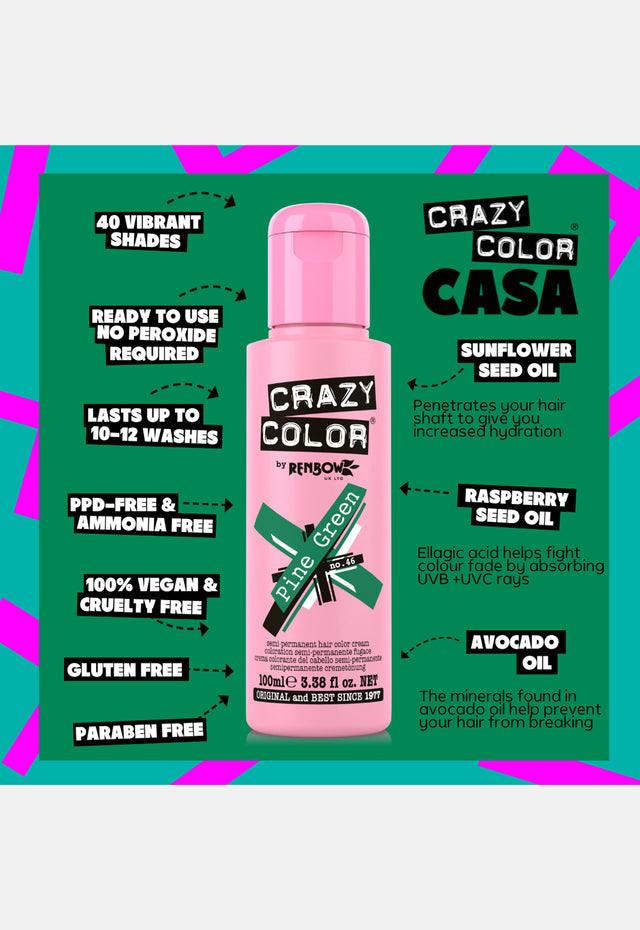 Pine Green Hair Dye