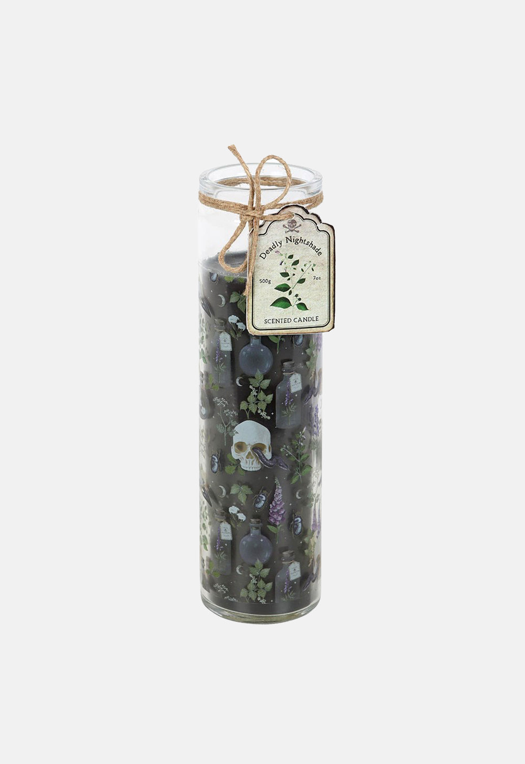 Poisonous Plants Deadly Nightshade Tube Candle