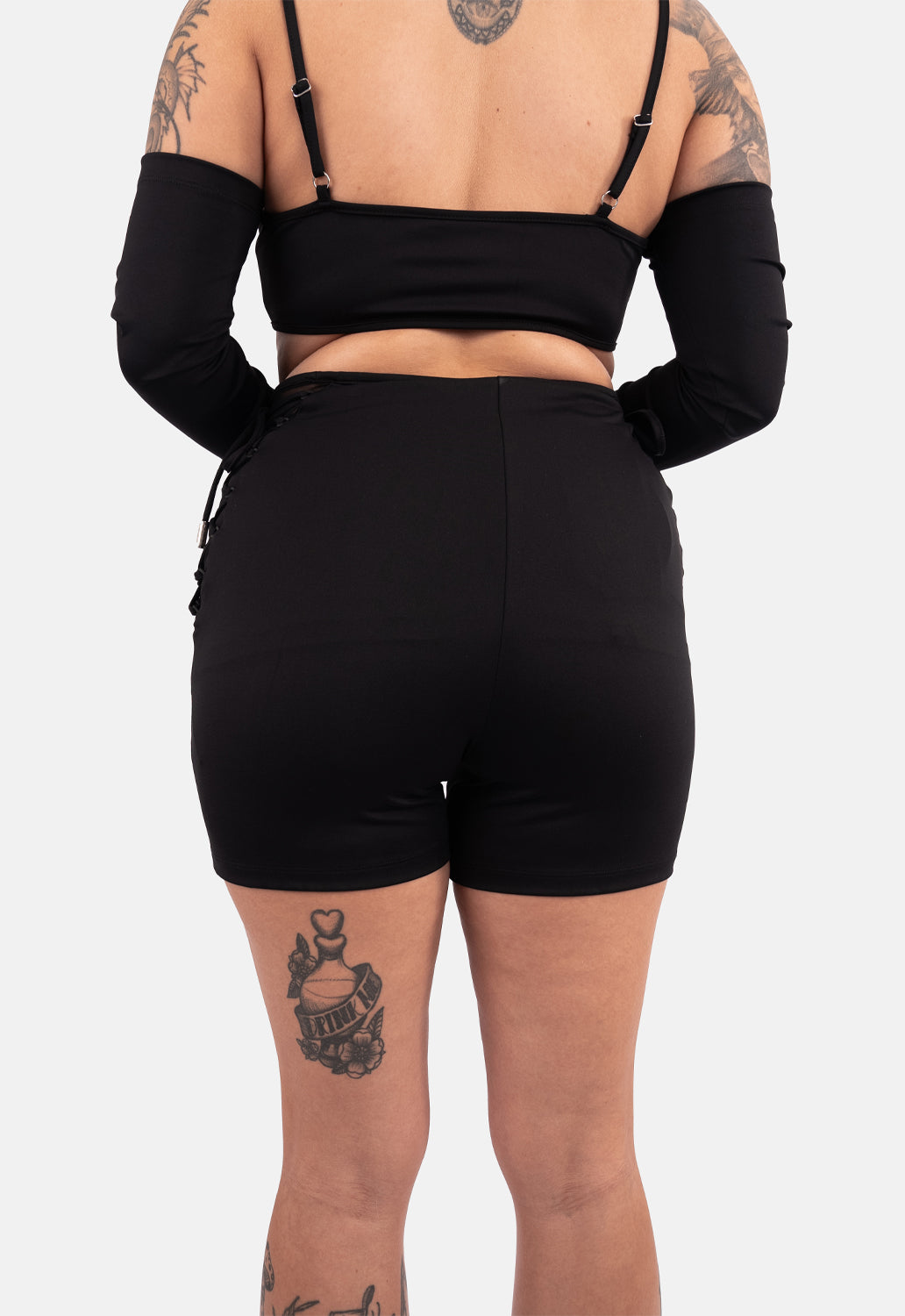 Polana Lace Up Biker Short