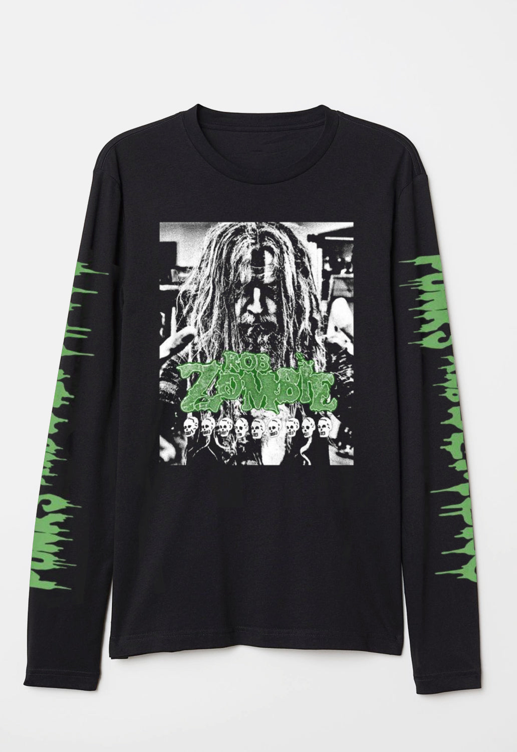 Large Photo Long Sleeved Top