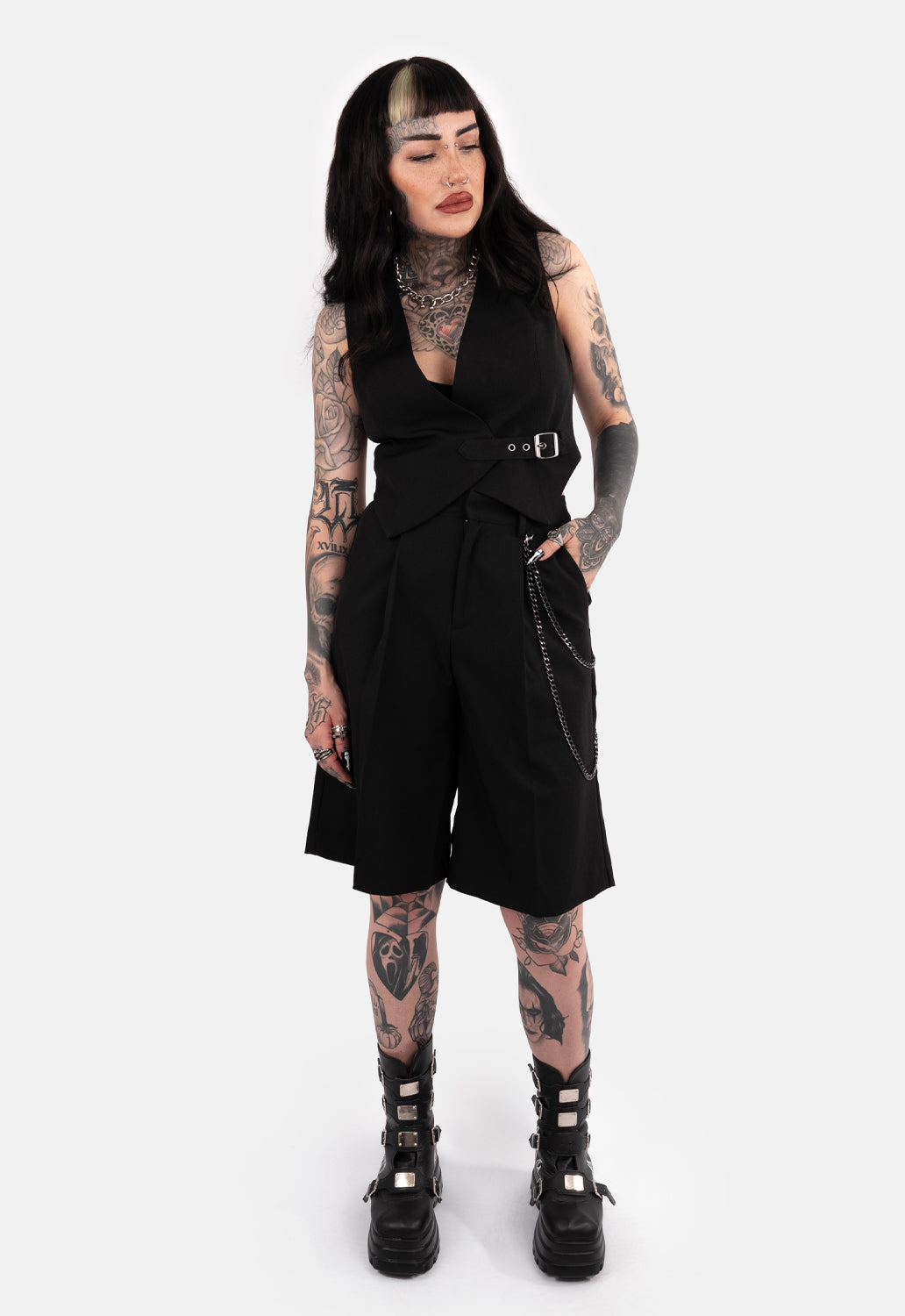 Pythia Strap Front Waistcoat