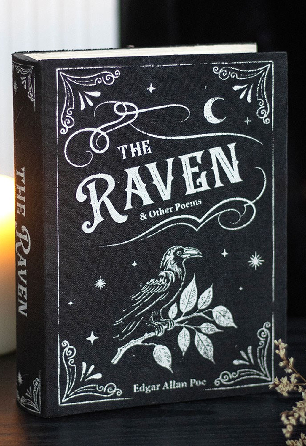 Raven Book Shaped Storage Box