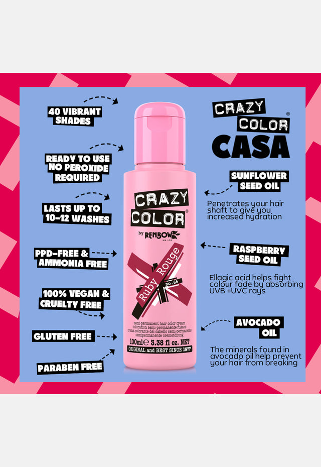 Ruby Rouge Hair Dye