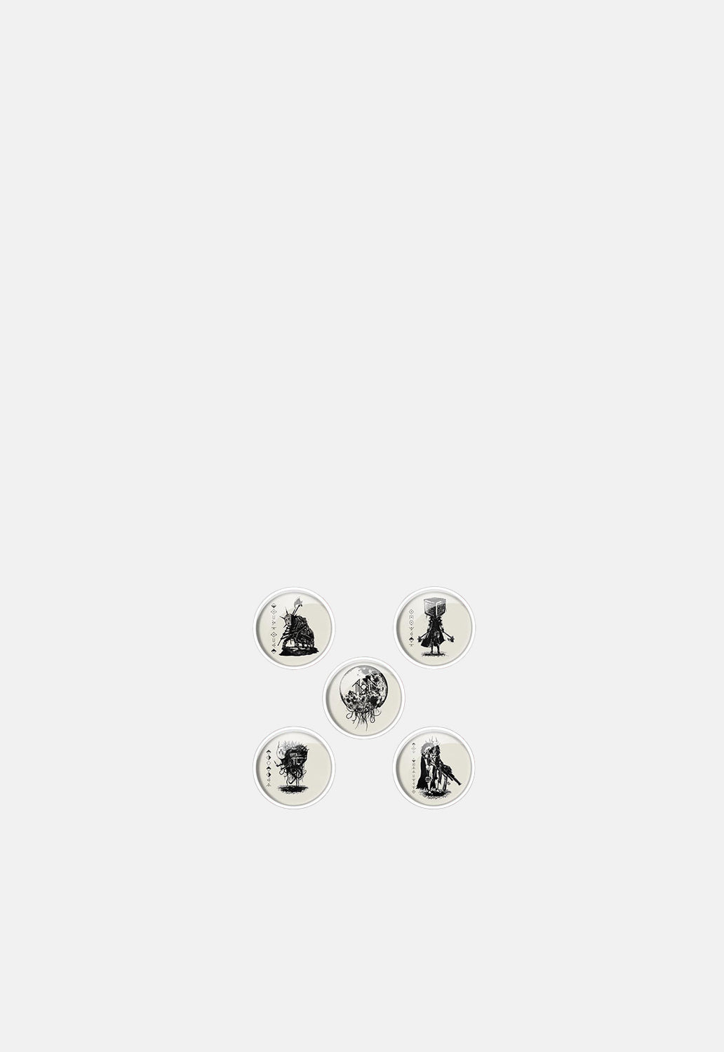 Vessel Mask Button Badge Pack
