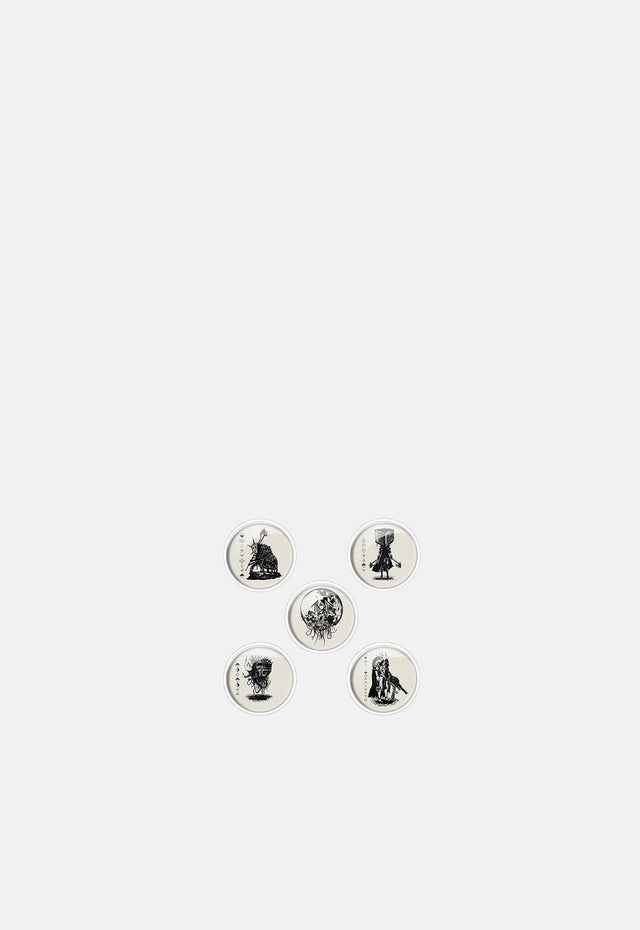 Vessel Mask Button Badge Pack