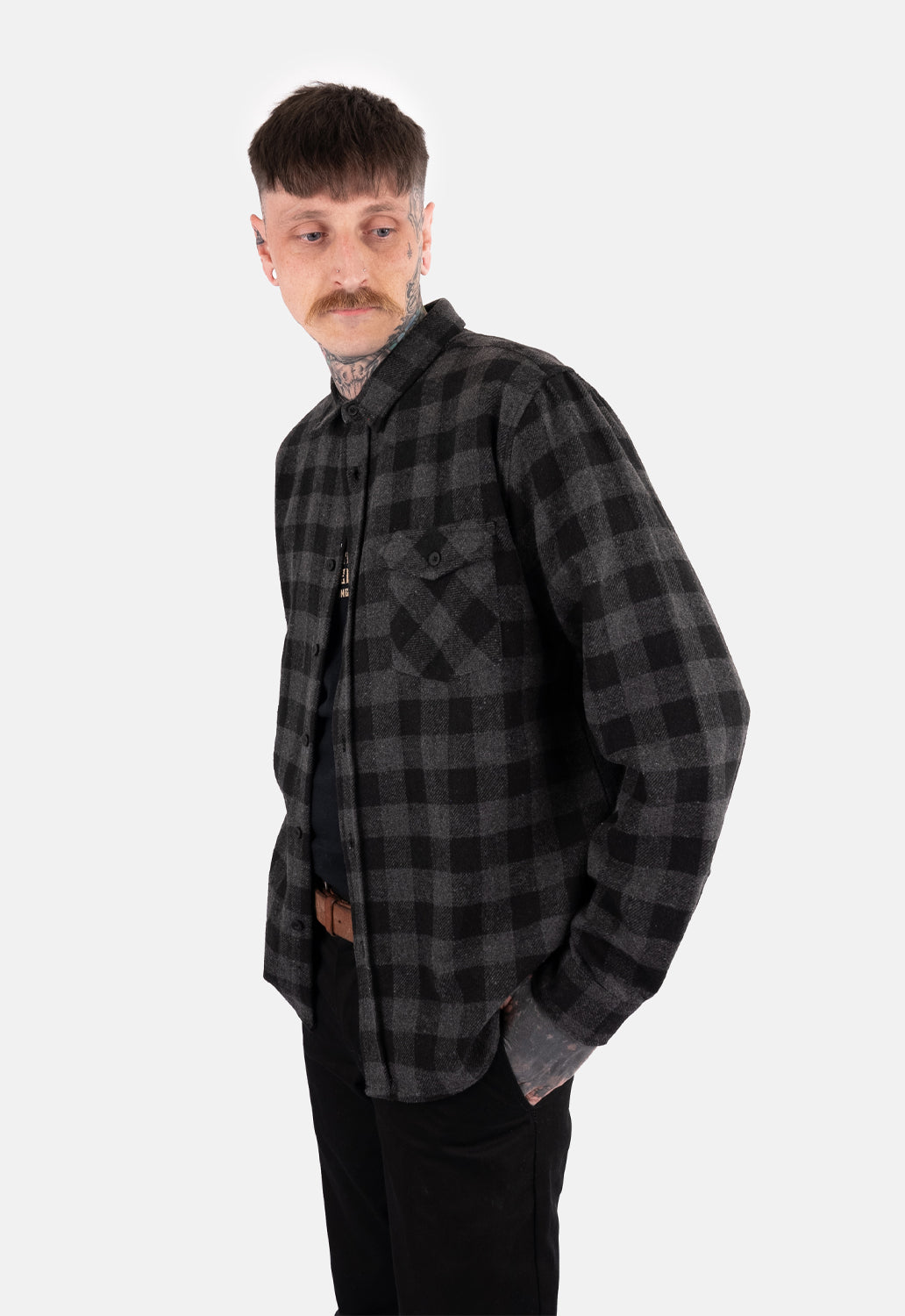 Samurai Kitty Flannel Shirt