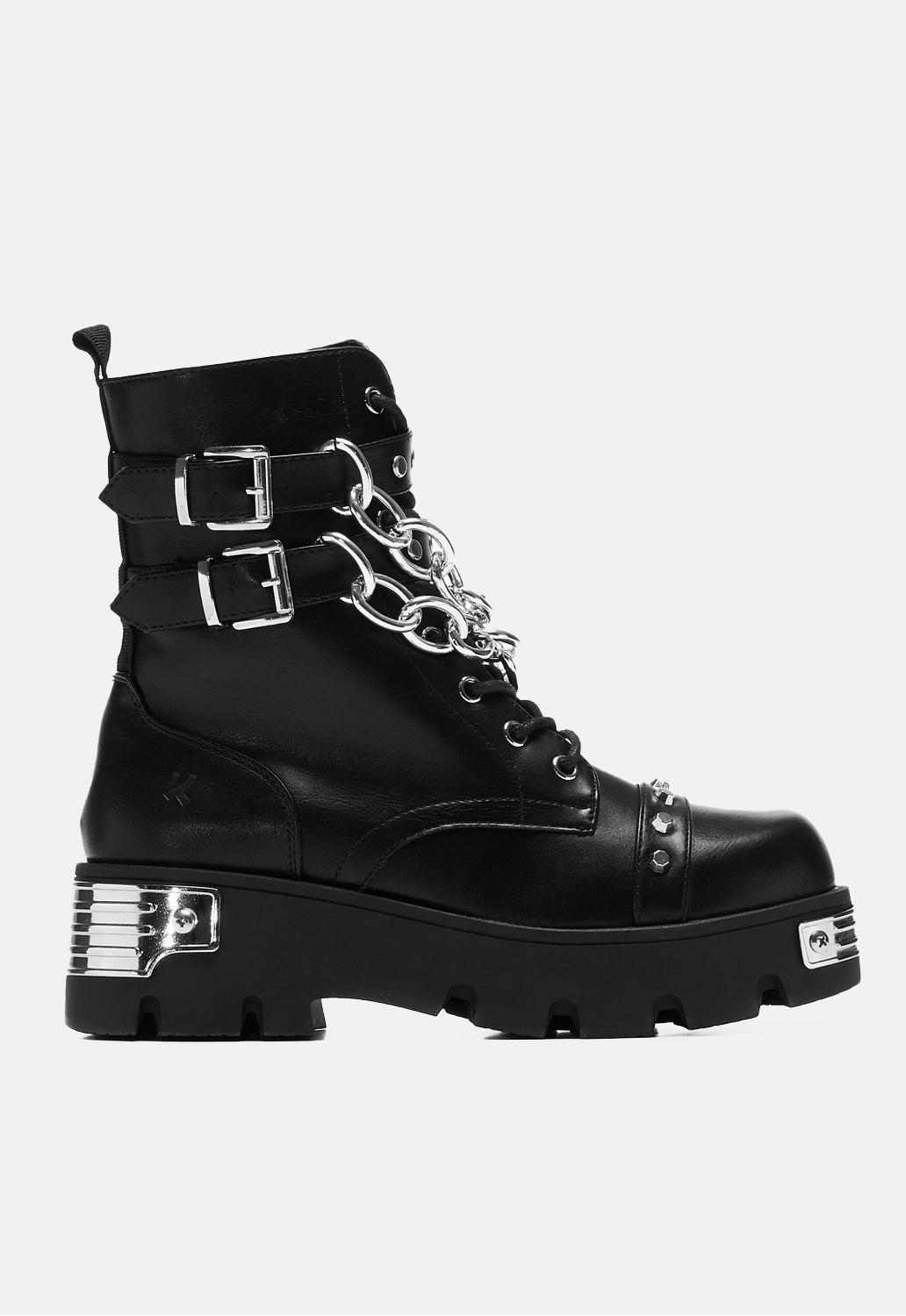 Shackled Shadows Biker Boots