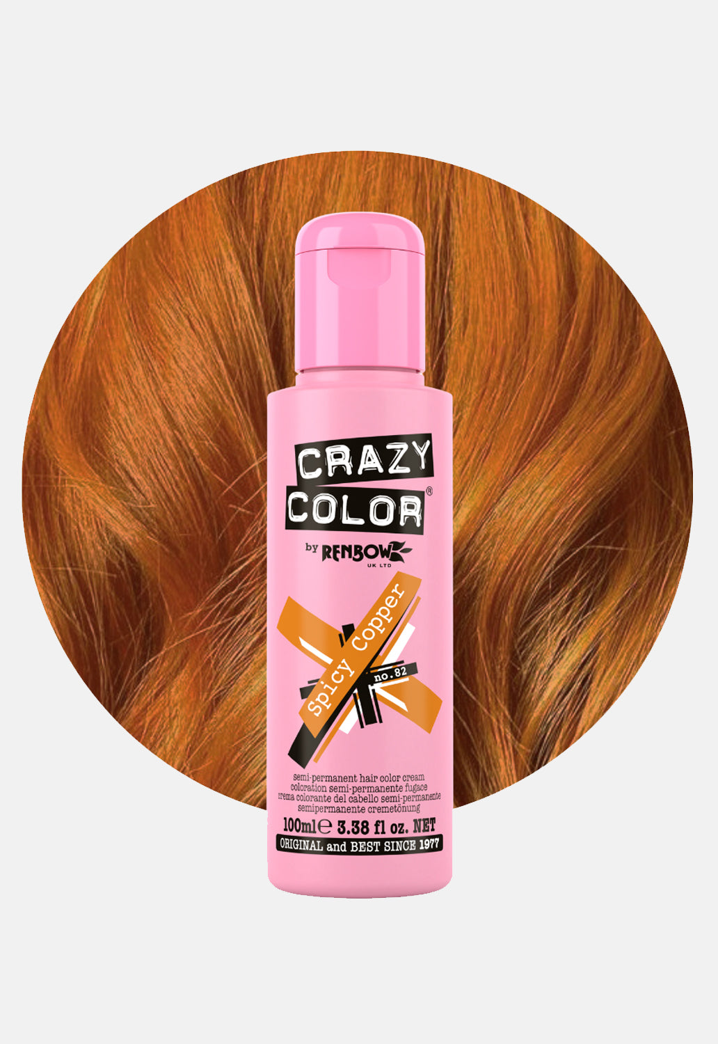 Spicy Copper Hair Dye