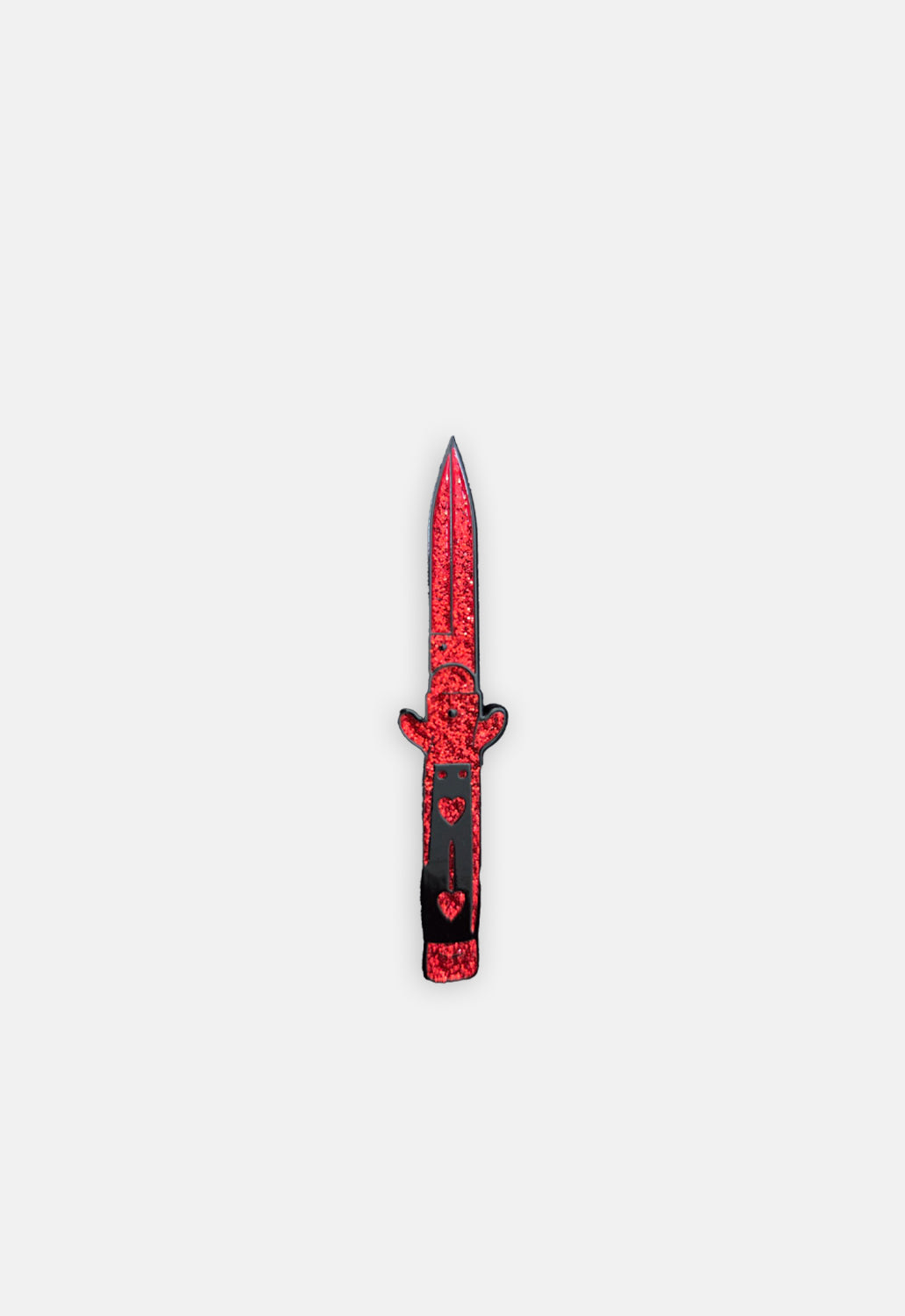 Switchblade Red Pin Badge