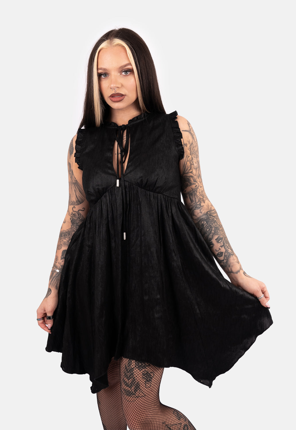 Tahira Front Tie Mini Dress