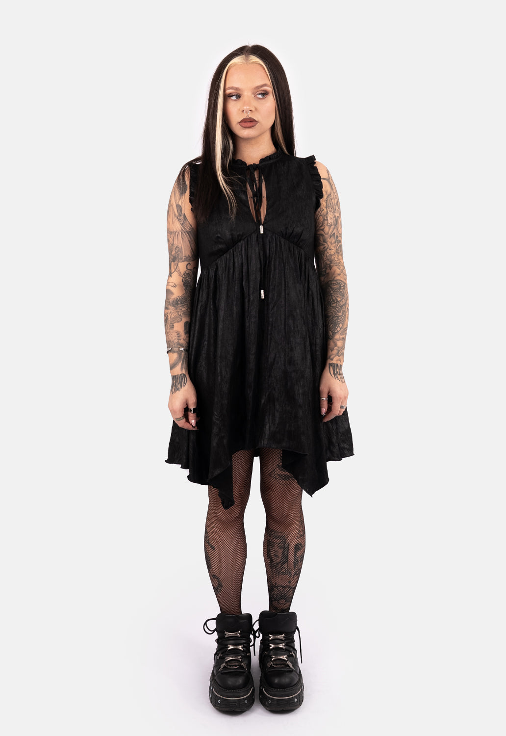 Tahira Front Tie Mini Dress