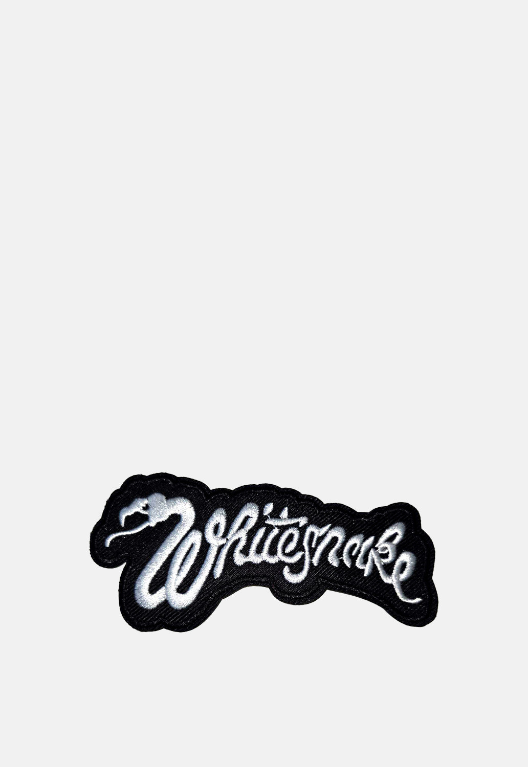 White Logo Patch