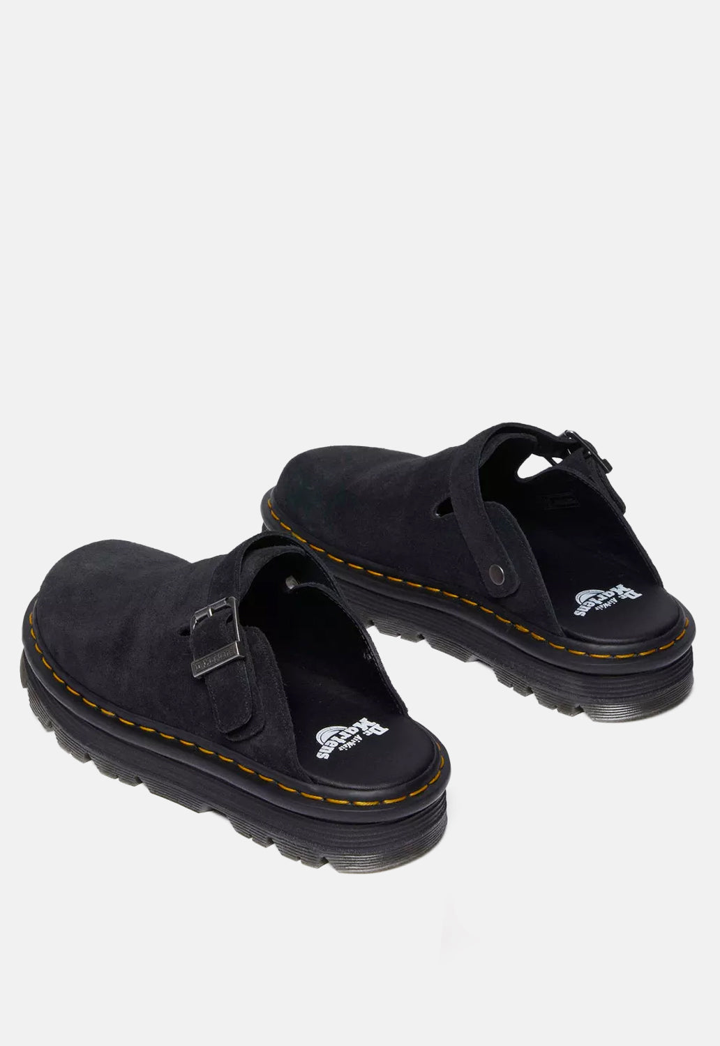 Zebzag Suede Platform Mules