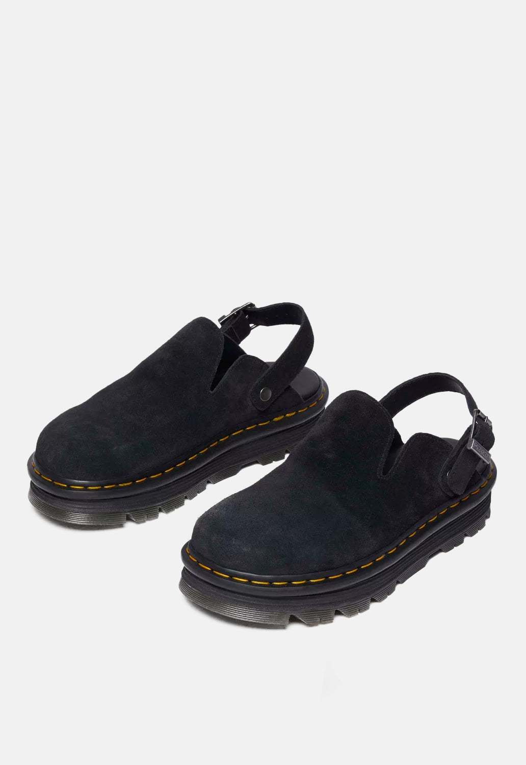 Zebzag Suede Platform Mules