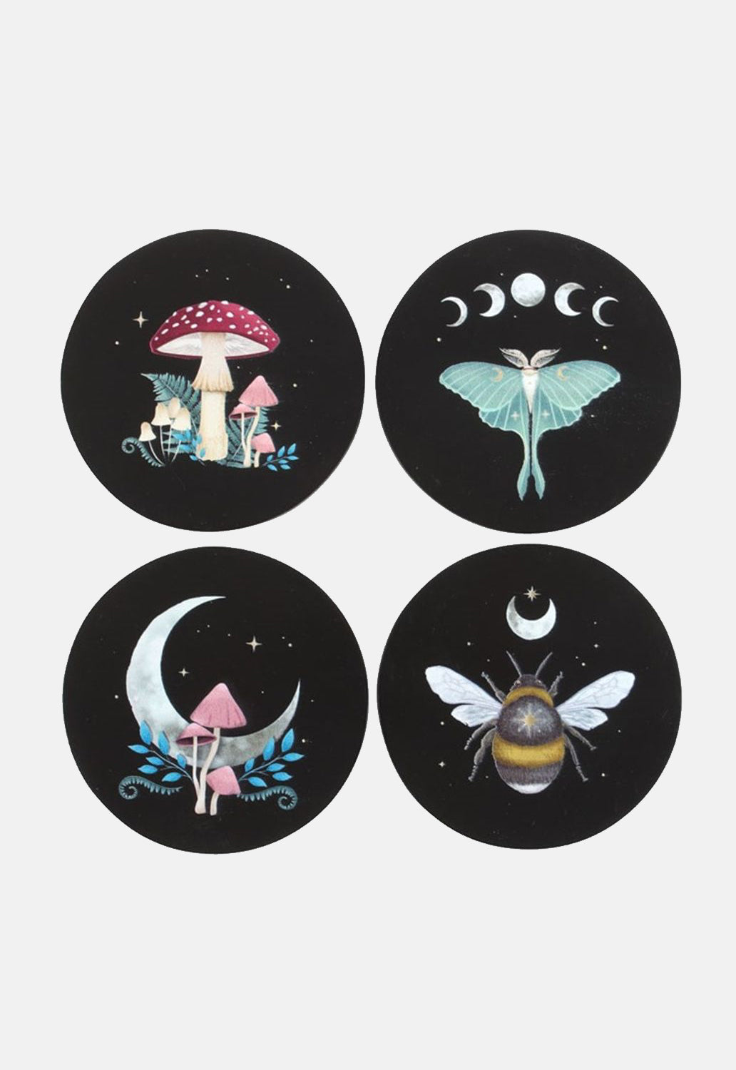 Dark Forest Coaster Set