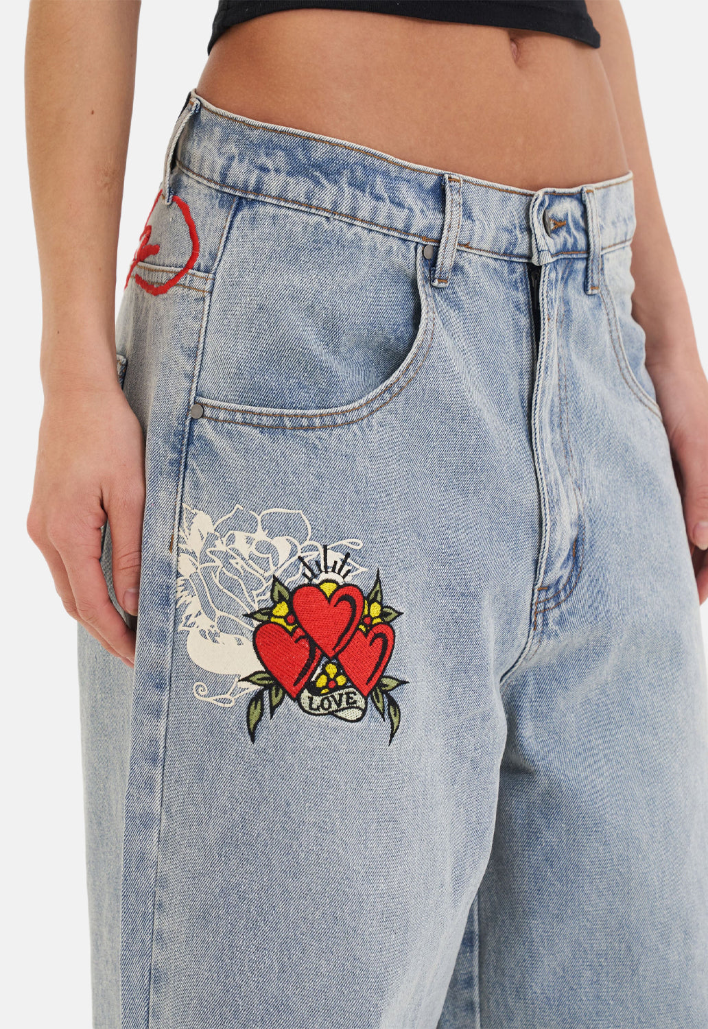 Death Before Dishonour Relaxed Jeans