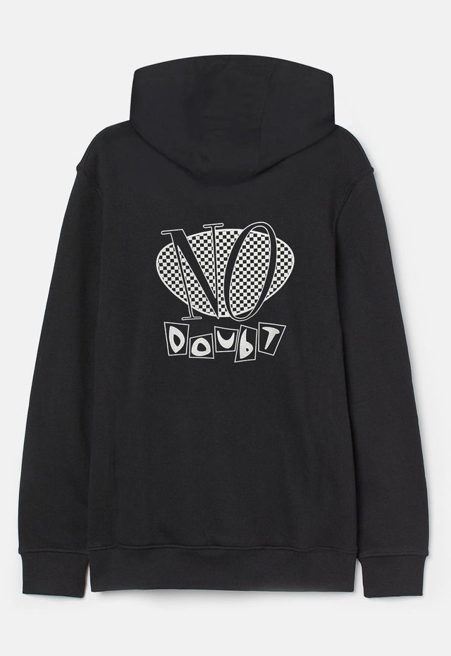 Checker Logo Back Print Zip Hoodie