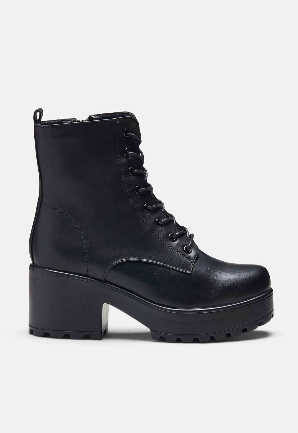 Gin Platform Military Boots