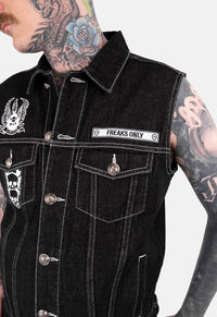 Alfie Denim Battle Jacket