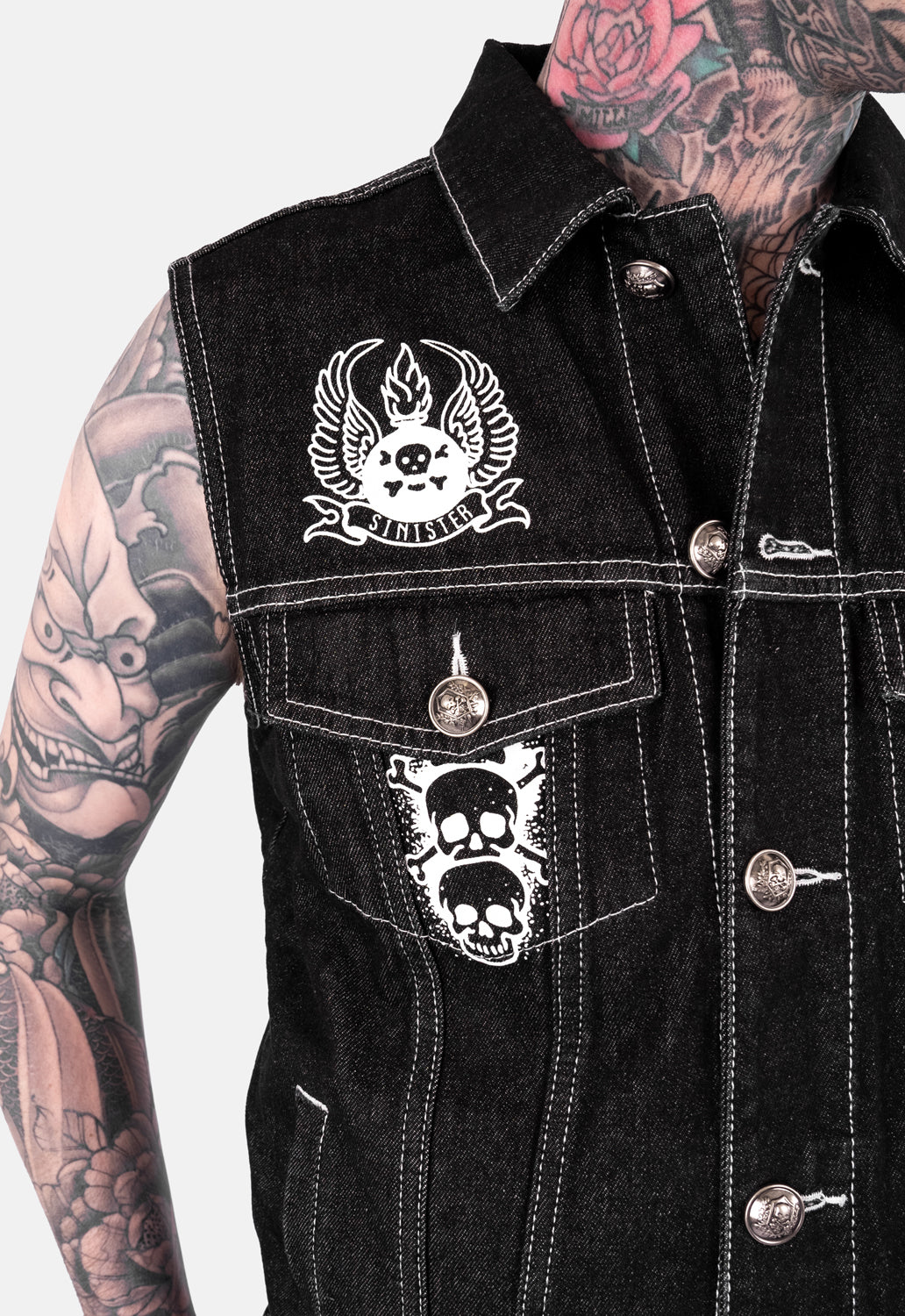 Alfie Denim Battle Jacket