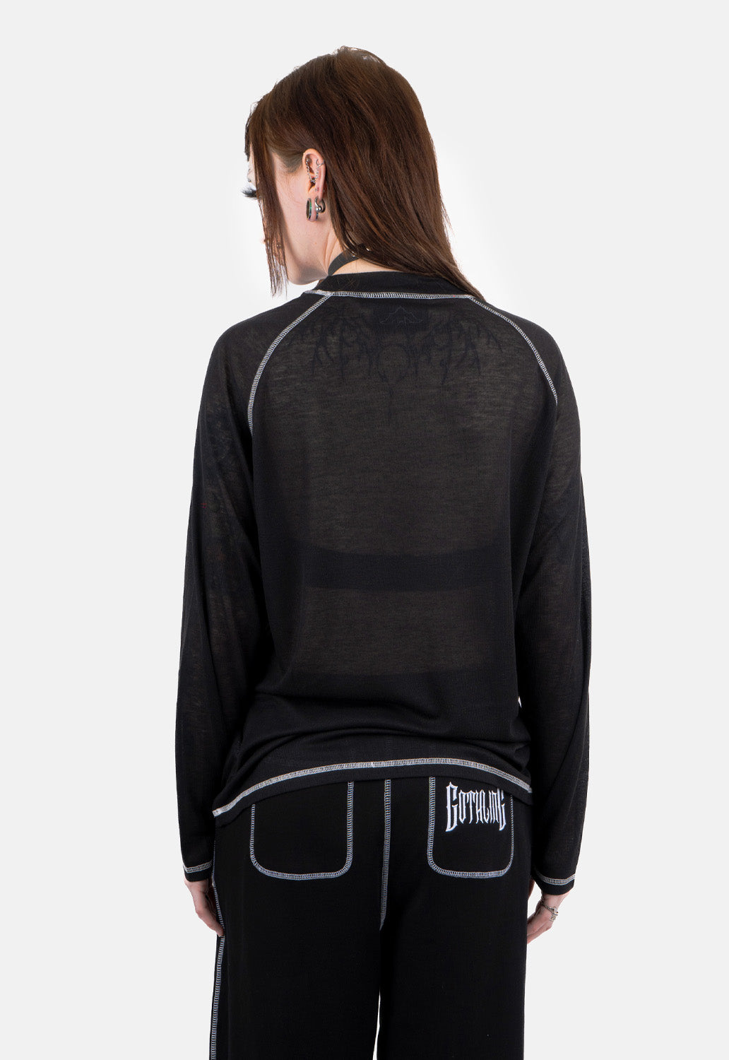Danique Alien Rave Raglan Top