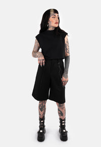 Althea Lace Up Muscle Tank Top