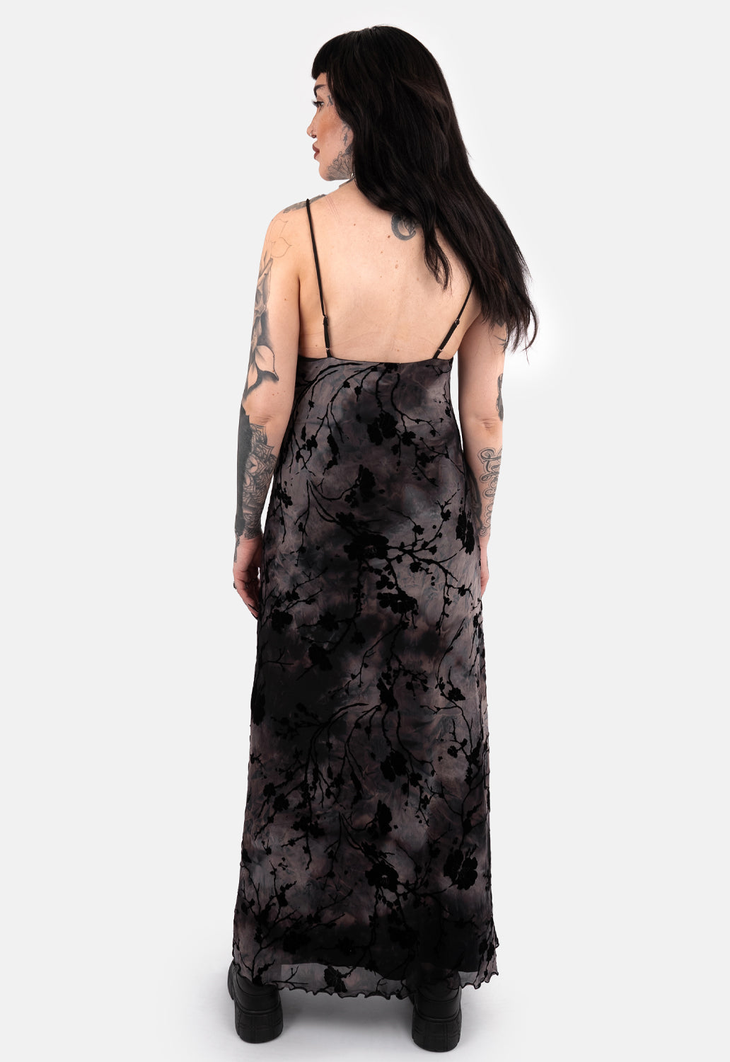 Ambrosia Flocked Maxi Dress