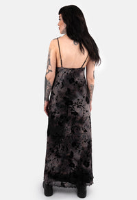 Ambrosia Flocked Maxi Dress