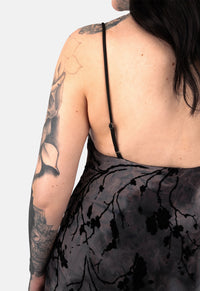 Ambrosia Flocked Maxi Dress