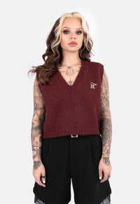Anslie Graphic Knit Vest