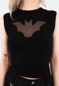 Aria Bat Muscle Tank Top