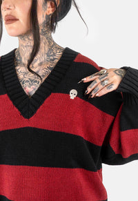 Autumn Oversized V-Neck Knit
