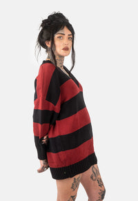 Autumn Oversized V-Neck Knit