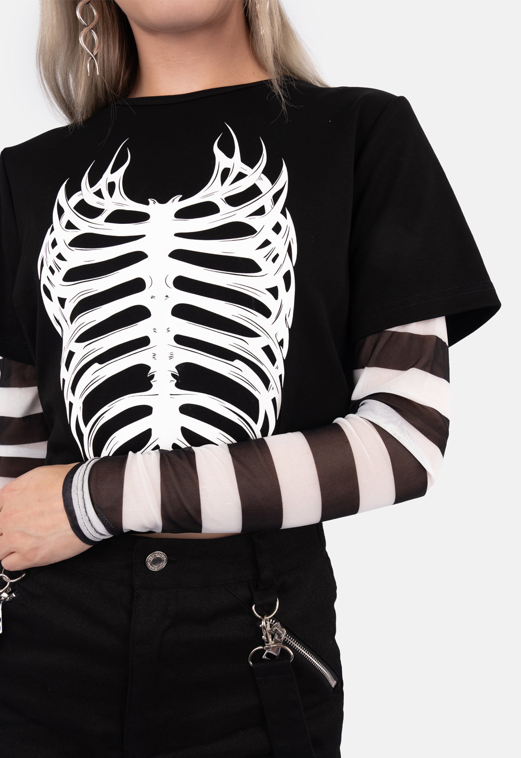 Avril Double Print Baby Tee