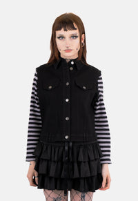 Aza Contrast Denim Jacket