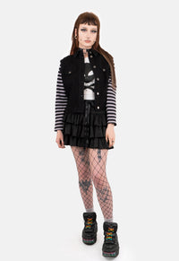 Aza Contrast Denim Jacket