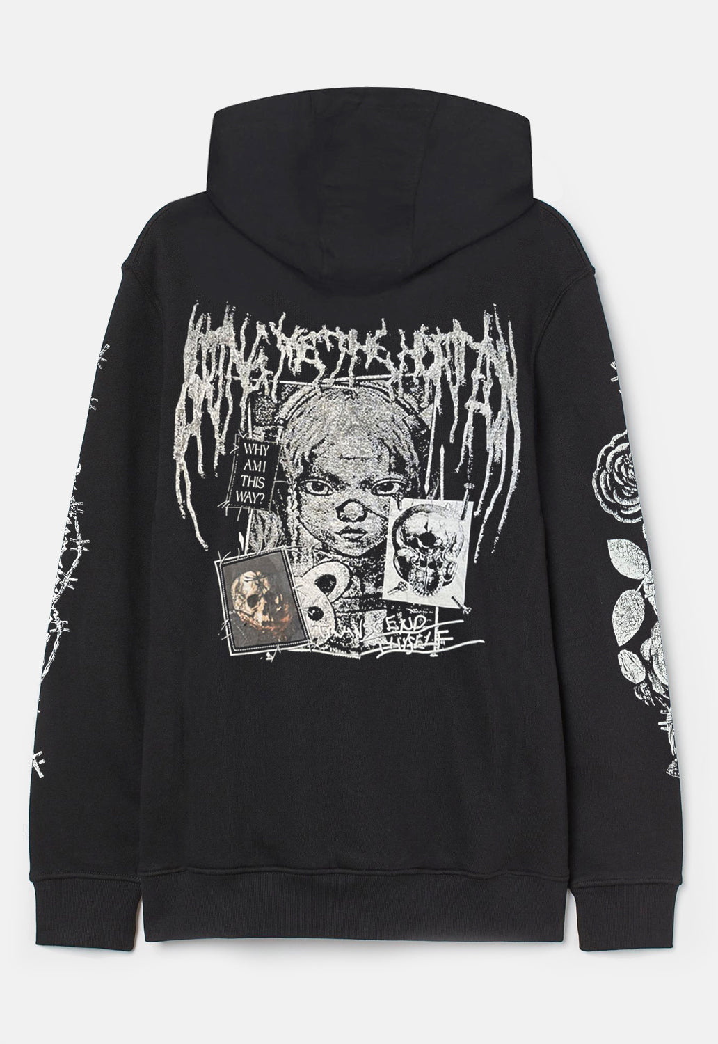 Nailed Symbol Zip Hoodie