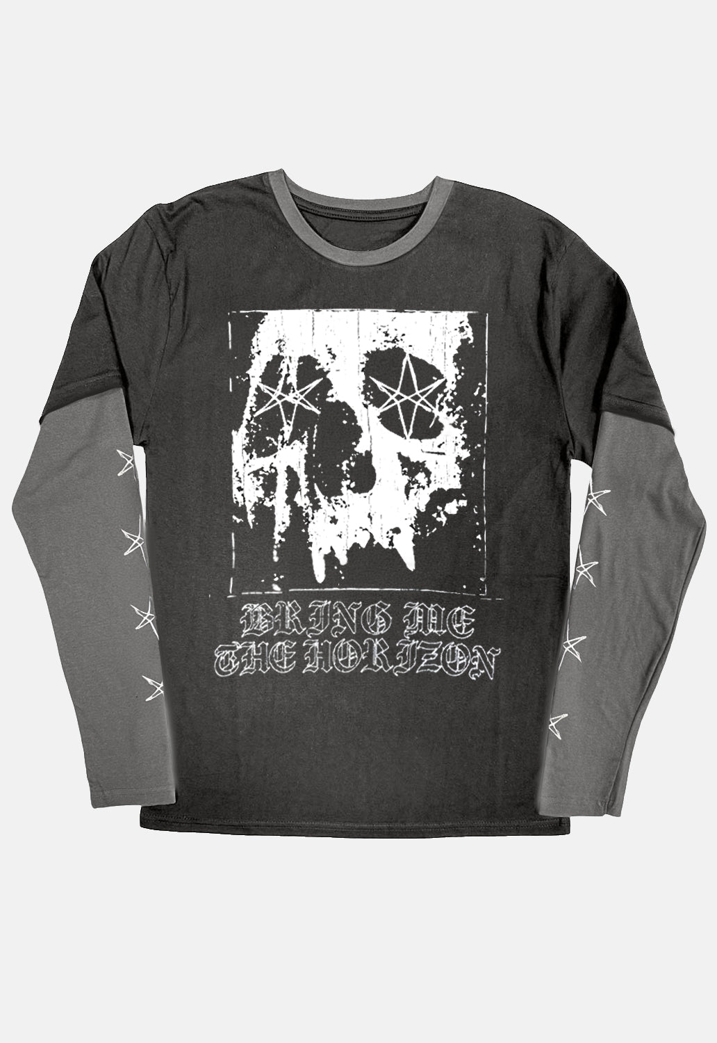 Oversized Skull Long Sleeved Top