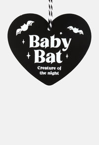Baby Bat Hanging Sign