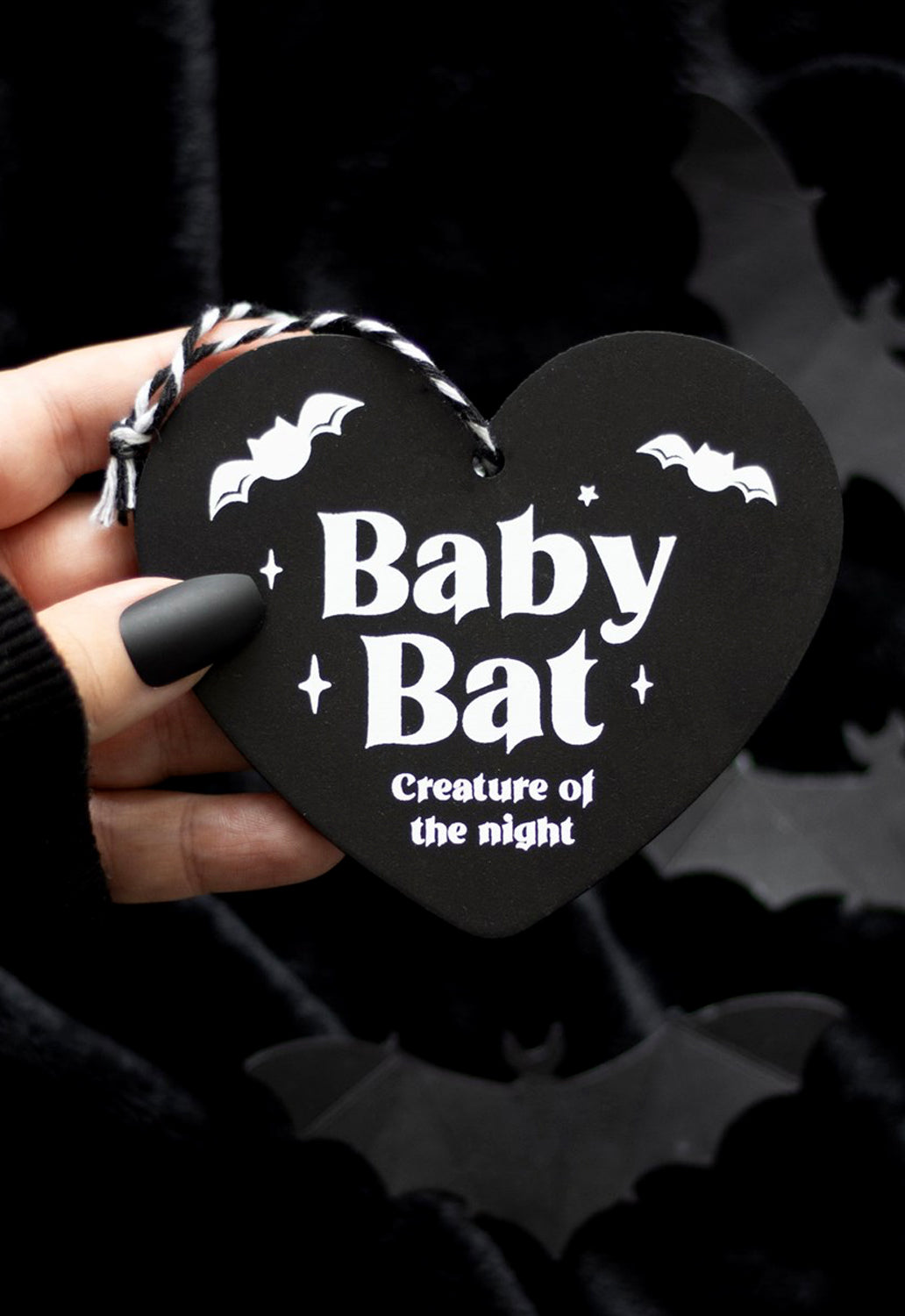 Baby Bat Hanging Sign